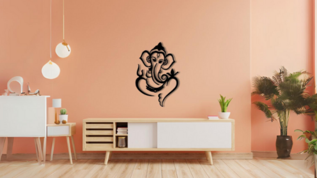Embrace Divine with Pikify Lord Ganesh 3D Metal Wall Art
